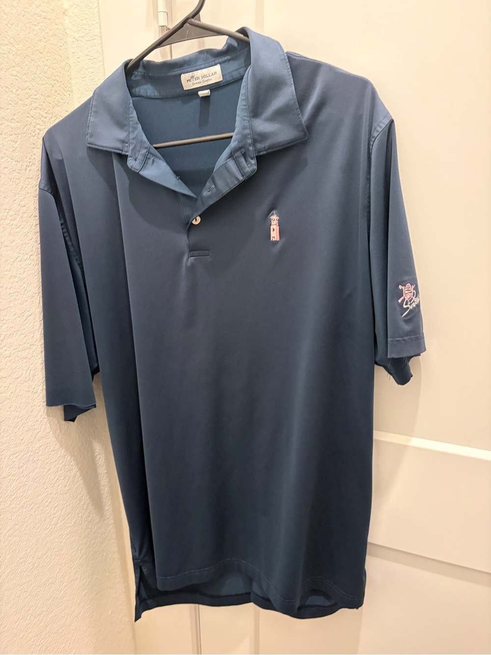 Men's Blue Short-Sleeve Polo Shirt - Southern Hills XL navy Peter Millar
